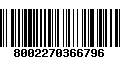 Código de Barras 8002270366796