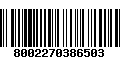 Código de Barras 8002270386503