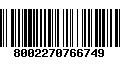 Código de Barras 8002270766749