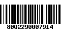 Código de Barras 8002290007914