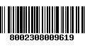 Código de Barras 8002308009619