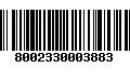 Código de Barras 8002330003883