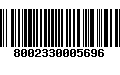 Código de Barras 8002330005696