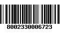 Código de Barras 8002330006723