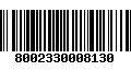 Código de Barras 8002330008130