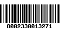 Código de Barras 8002330013271