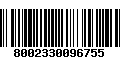 Código de Barras 8002330096755