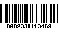 Código de Barras 8002330113469