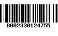 Código de Barras 8002330124755