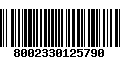 Código de Barras 8002330125790