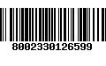 Código de Barras 8002330126599