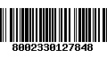 Código de Barras 8002330127848