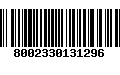 Código de Barras 8002330131296