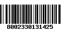 Código de Barras 8002330131425