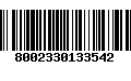 Código de Barras 8002330133542