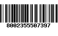 Código de Barras 8002355507397