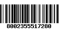 Código de Barras 8002355517280