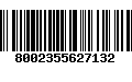 Código de Barras 8002355627132