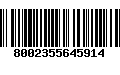 Código de Barras 8002355645914