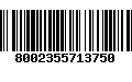 Código de Barras 8002355713750