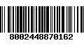 Código de Barras 8002448870162