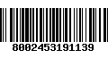 Código de Barras 8002453191139