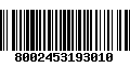 Código de Barras 8002453193010