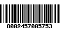 Código de Barras 8002457005753