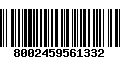 Código de Barras 8002459561332