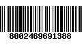 Código de Barras 8002469691388