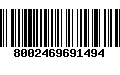 Código de Barras 8002469691494