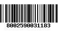 Código de Barras 8002590031183