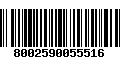 Código de Barras 8002590055516