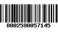 Código de Barras 8002590057145