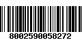 Código de Barras 8002590058272