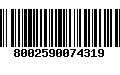 Código de Barras 8002590074319