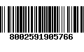 Código de Barras 8002591905766