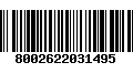 Código de Barras 8002622031495