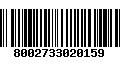 Código de Barras 8002733020159