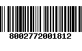 Código de Barras 8002772001812