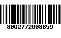 Código de Barras 8002772008859