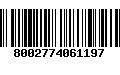 Código de Barras 8002774061197