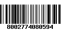 Código de Barras 8002774080594