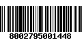 Código de Barras 8002795001448