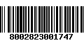 Código de Barras 8002823001747