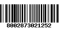 Código de Barras 8002873021252