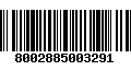 Código de Barras 8002885003291