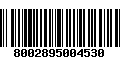 Código de Barras 8002895004530