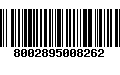 Código de Barras 8002895008262