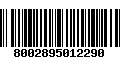 Código de Barras 8002895012290